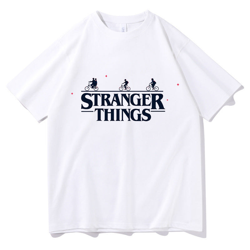 Stranger Things Printed T-shirt Thin Top Short Sleeve