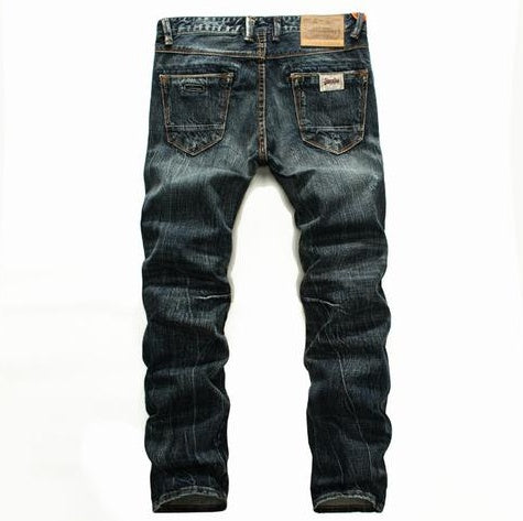 Vintage Men Dark Jeans