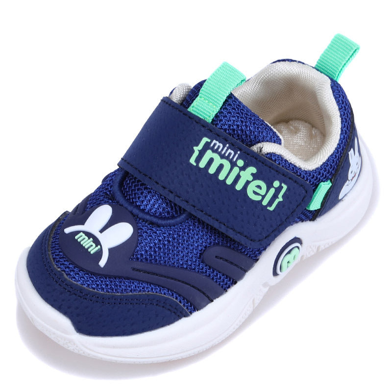 Breathable mesh shoes, men's and children's shoes, baby non-slip toddler shoes, functional shoes