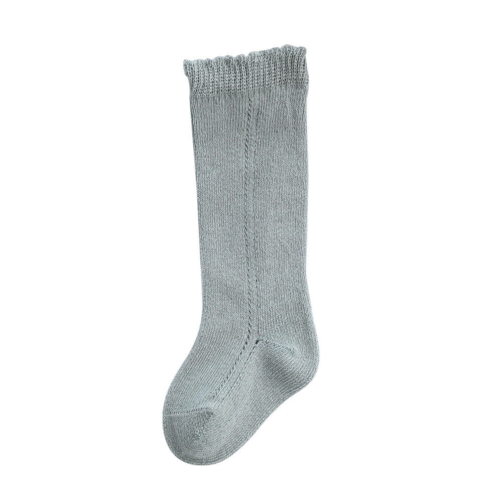 Baby Loose Mouth Long Tube Side Hollow Socks