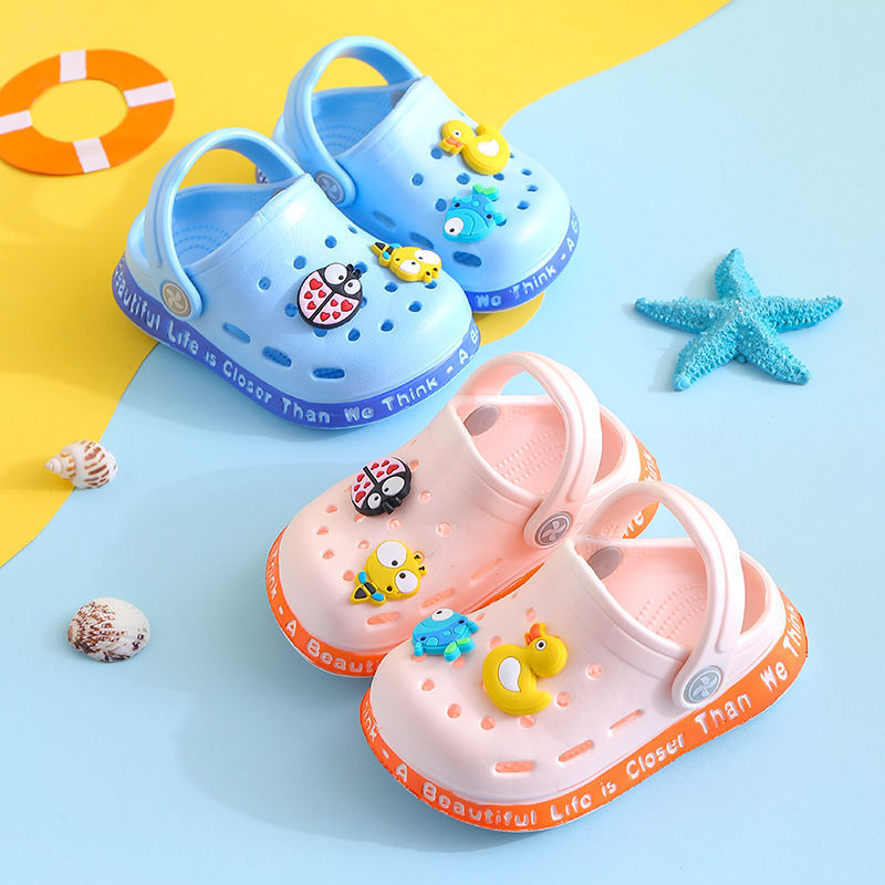 Kids Slippers for Boys Girls Cartoon Shoes Summer Toddler