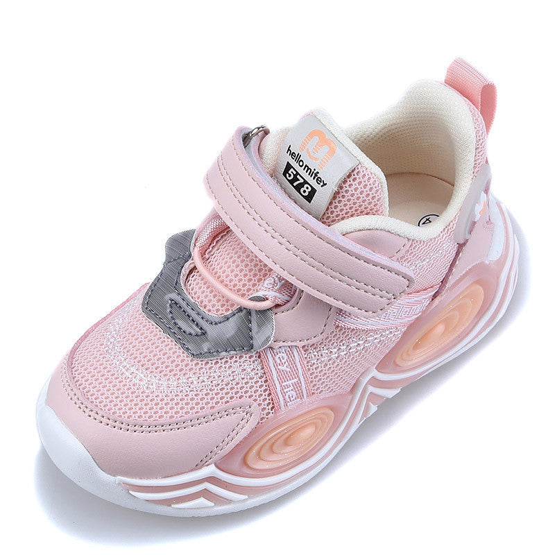 New Style Children'S Shoes  Children'S Breathable Mesh Sports Shoes  Net Shoes, Baby Ultra-Light Casual Functional Shoes