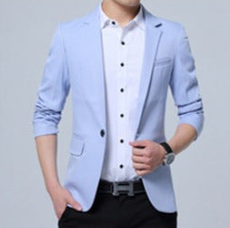 British Small Suit Men's Jacket Casual Korean Style Slim Fashion