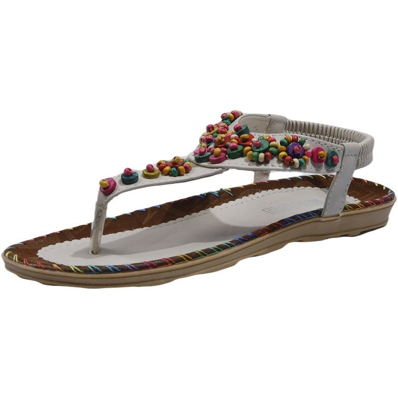 Sandals Women's Beaded Beach Shoes Women