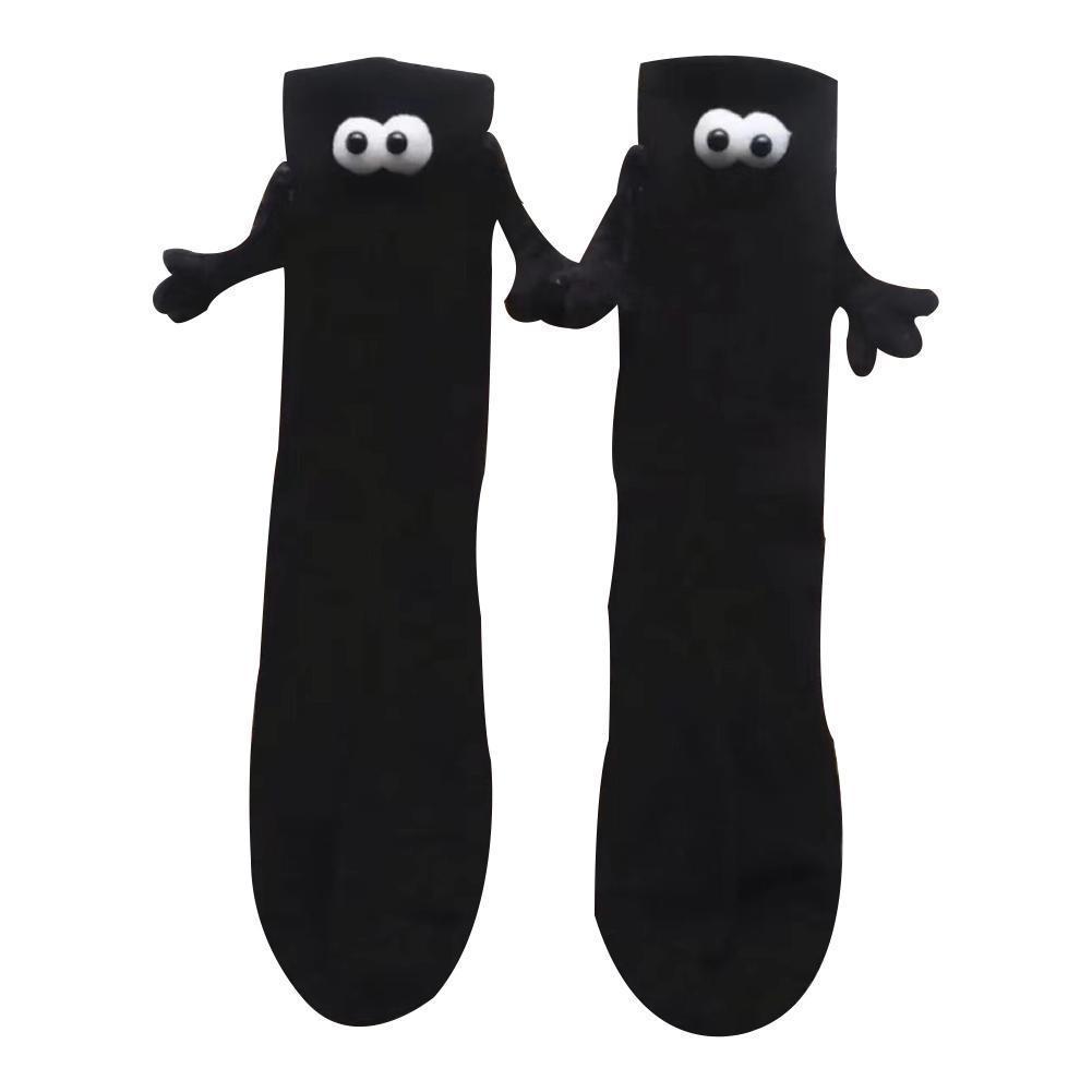 Cross-border Magnetic Suction 3D Doll Coulp Magnetic Couple Free Size Socks