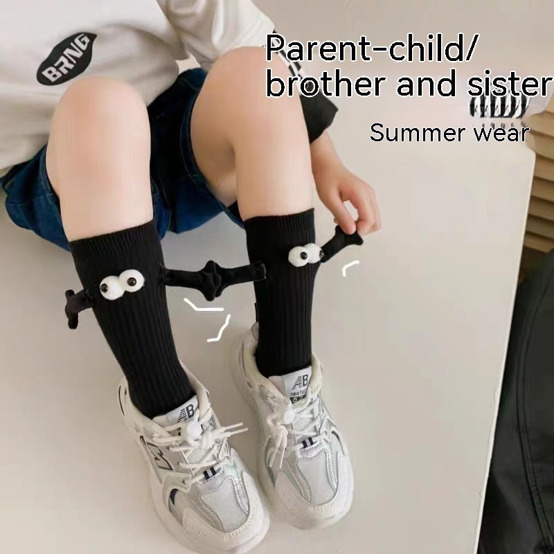 Cotton Magnetic Handle Cute Hand Socks Summer Tube Socks