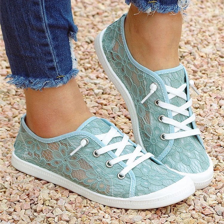 Lace Flats Shoes Summer Fashion Casual Shoes Women