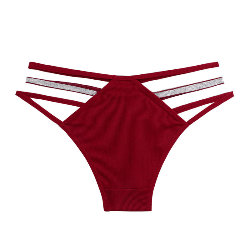 Solid Color European And American Temperament Sexy Ladies Panties