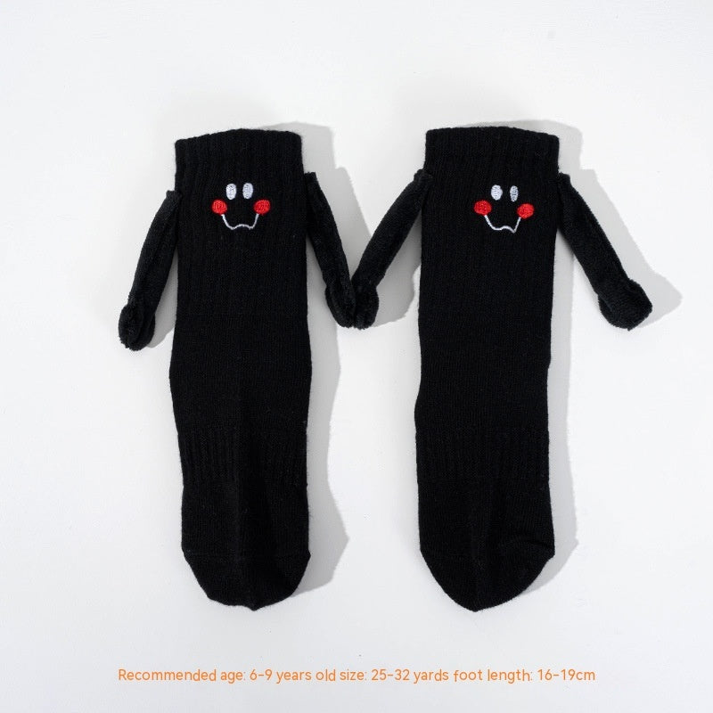 Magnetic Hand-holding Socks For Boys And Girls Tube Socks