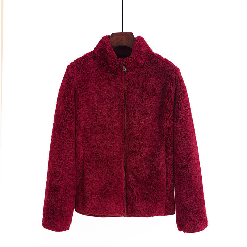 Double-sided Fleece Sweater Women's Warm Thickened Outdoor