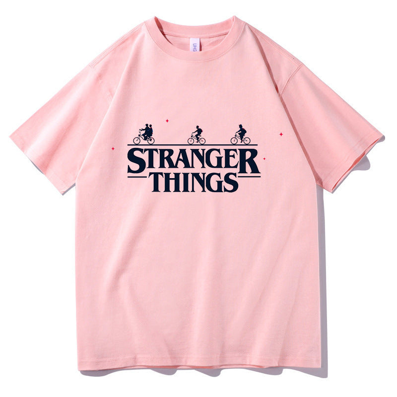 Stranger Things Printed T-shirt Thin Top Short Sleeve