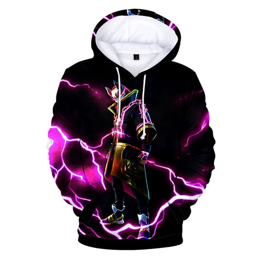 3D digital printing hooded sweatshirt