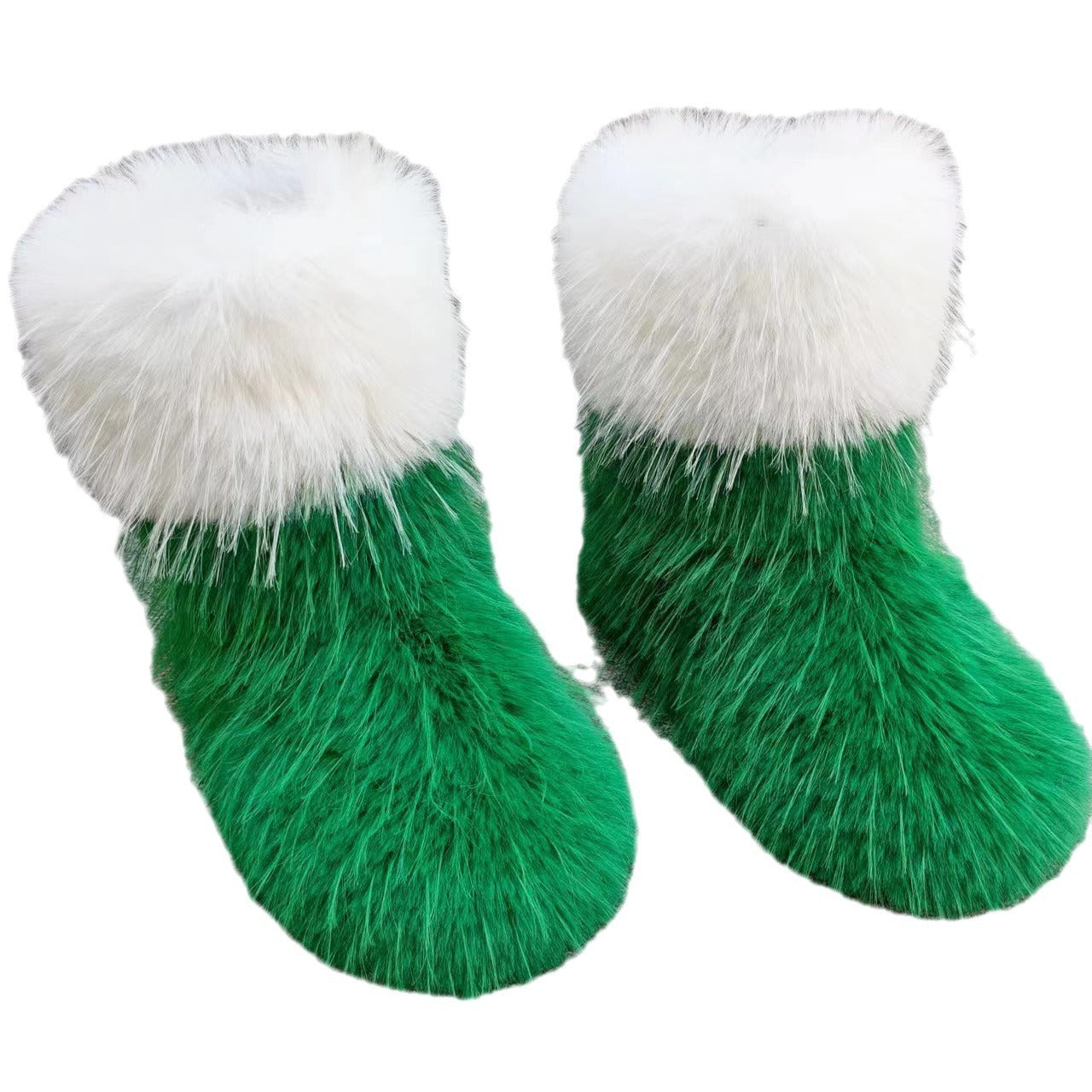 Christmas Plush Boots Suit Autumn And Winter Warm