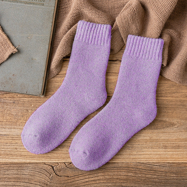 Men's And Women's Same Wool Cotton Socks