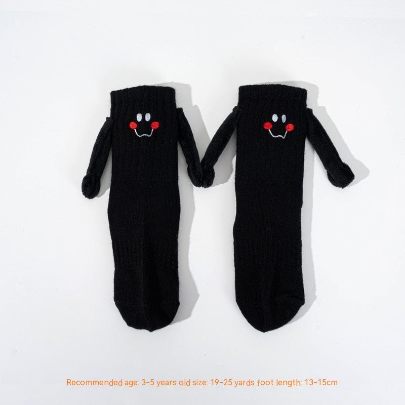 Magnetic Hand-holding Socks For Boys And Girls Tube Socks