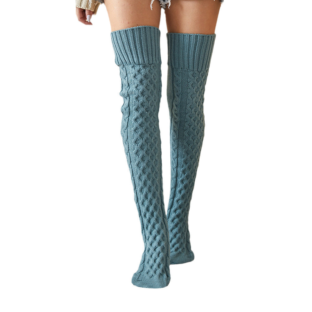 Long Tube Woolen Yarn Socks