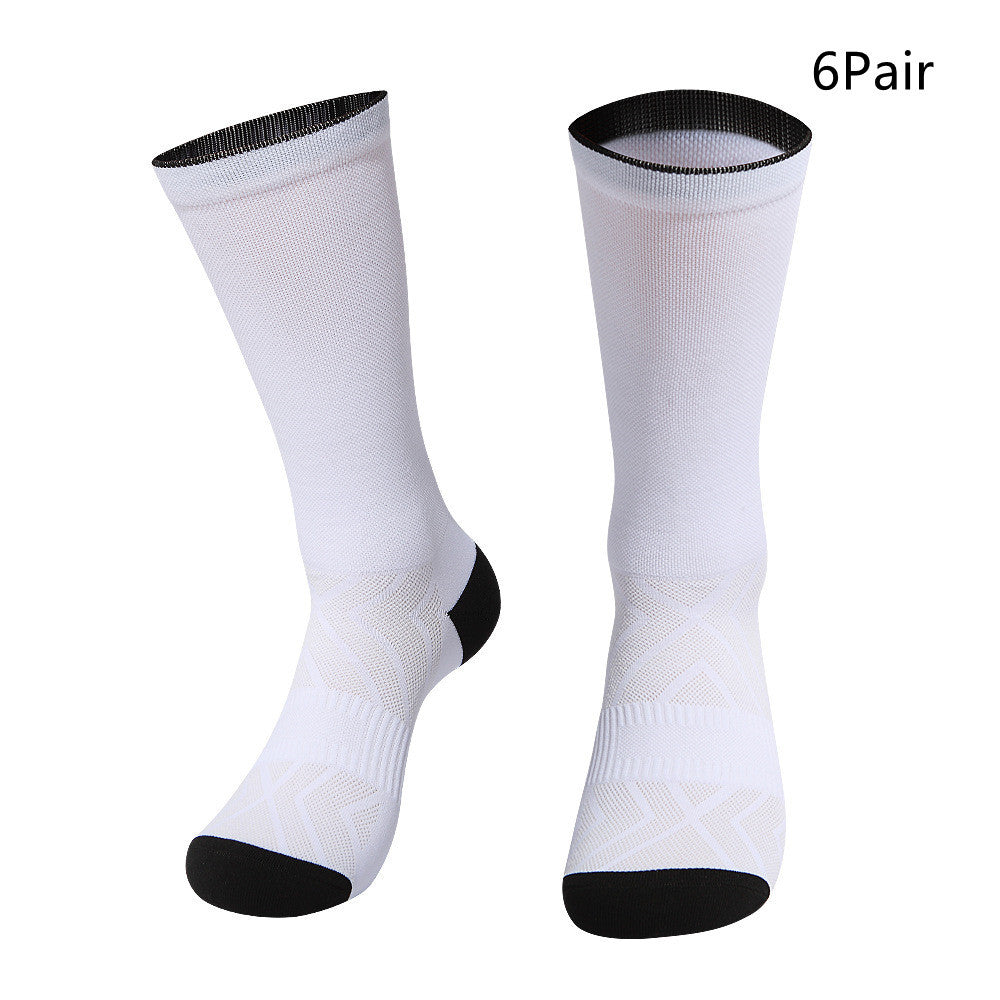 Polyester Plus Velvet Loop Nylon Sports Socks