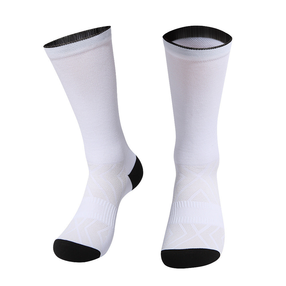 Polyester Plus Velvet Loop Nylon Sports Socks