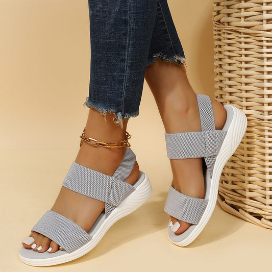 Double-strap Sandals Women Platform Beach Shoes