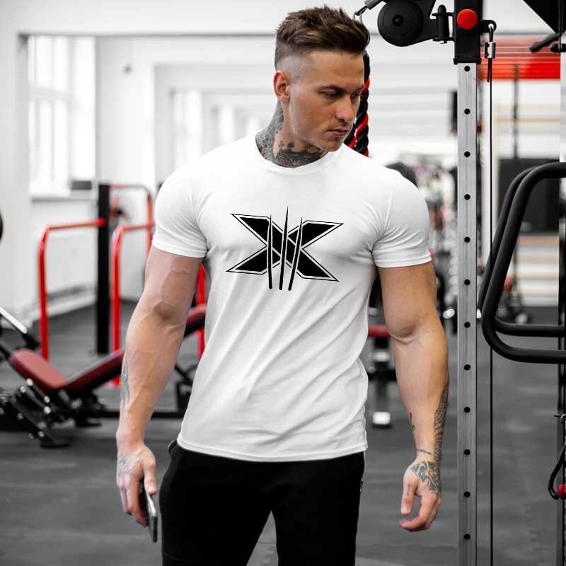 Muscle stretch short sleeve T-shirt