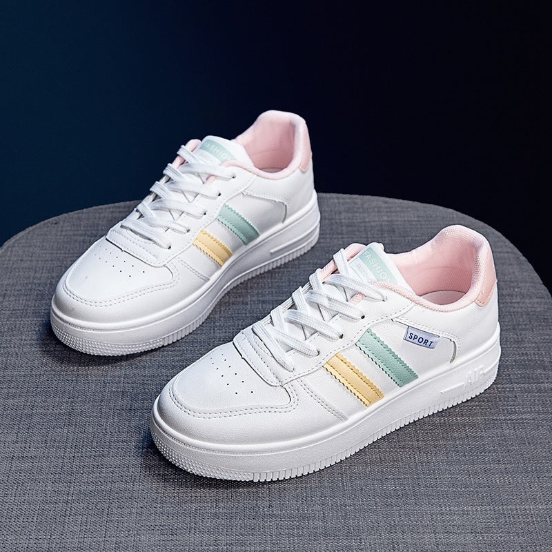 Spring Casual White Shoes Women Platform