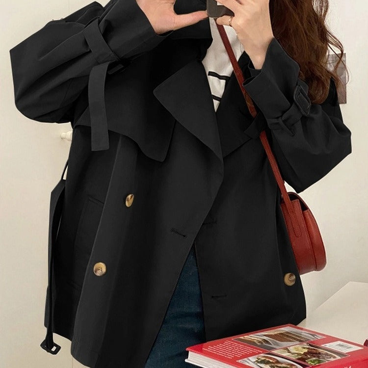 Early Spring Autumn New Trench Coat Coat Women's Short