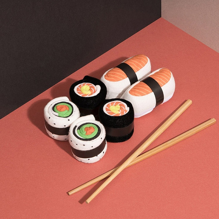 Fashion And Creative Simulation Sushi Socks