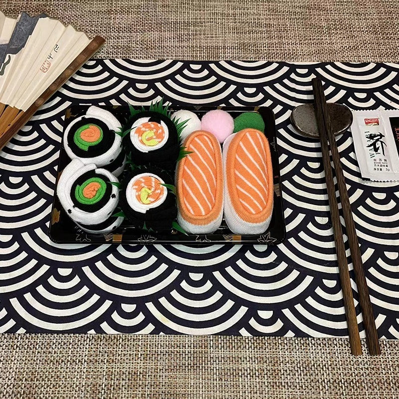 Fashion And Creative Simulation Sushi Socks