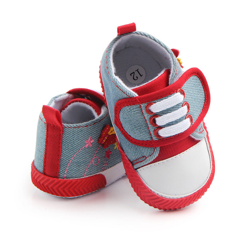 Butterfly baby shoes soft soled walking shoes