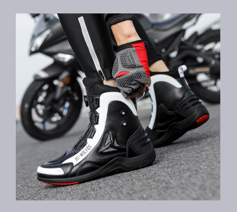 Motorcycle Long Mountain Locomotive Road Anti-skid Protection Off-road Lightweight Commuter Worker Boot