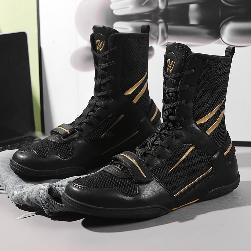 Sanda Combat Training Wrestling Shoes