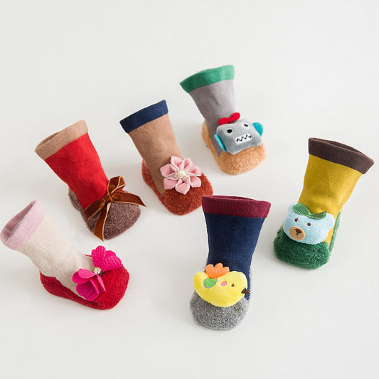 Non-slip Mid-calf Children's Floor Socks