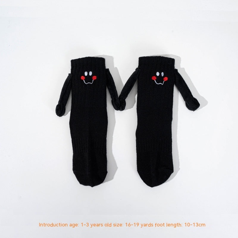 Magnetic Hand-holding Socks For Boys And Girls Tube Socks