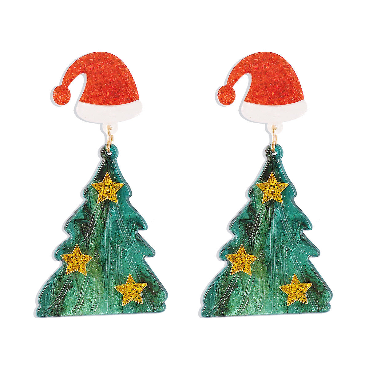 Creative Niche Fashion Temperament Trendy Festive Acrylic Earrings