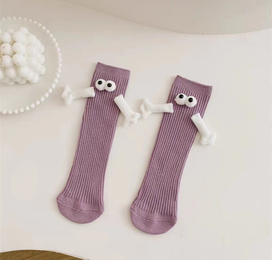 Cotton Magnetic Handle Cute Hand Socks Summer Tube Socks