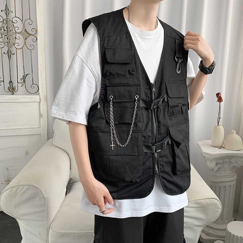 Functional Wind Tooling Tactics Sleeveless Vest