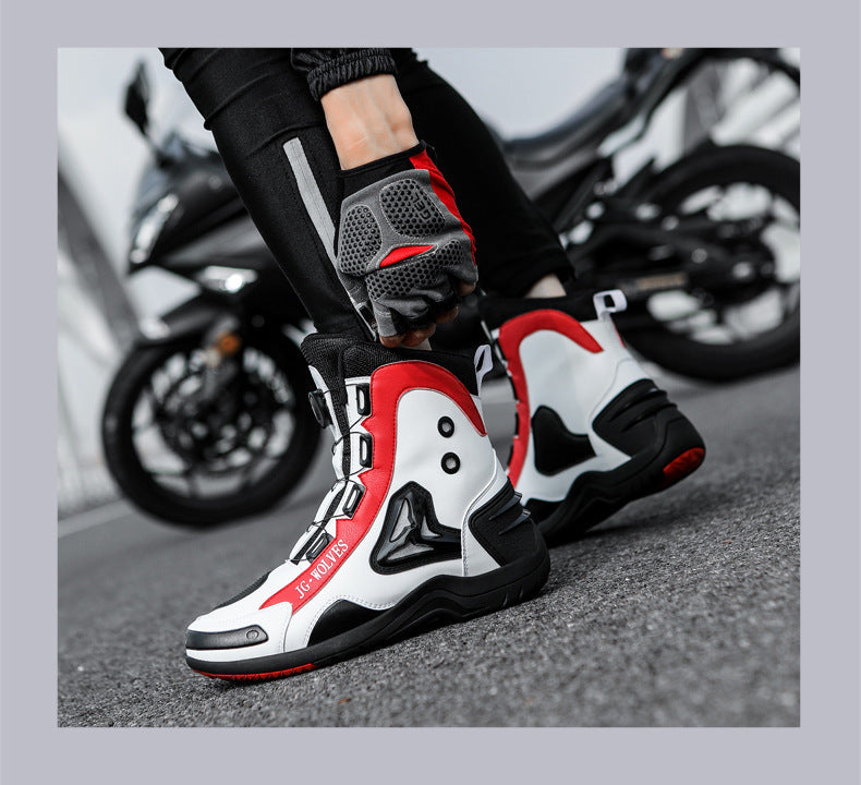 Motorcycle Long Mountain Locomotive Road Anti-skid Protection Off-road Lightweight Commuter Worker Boot