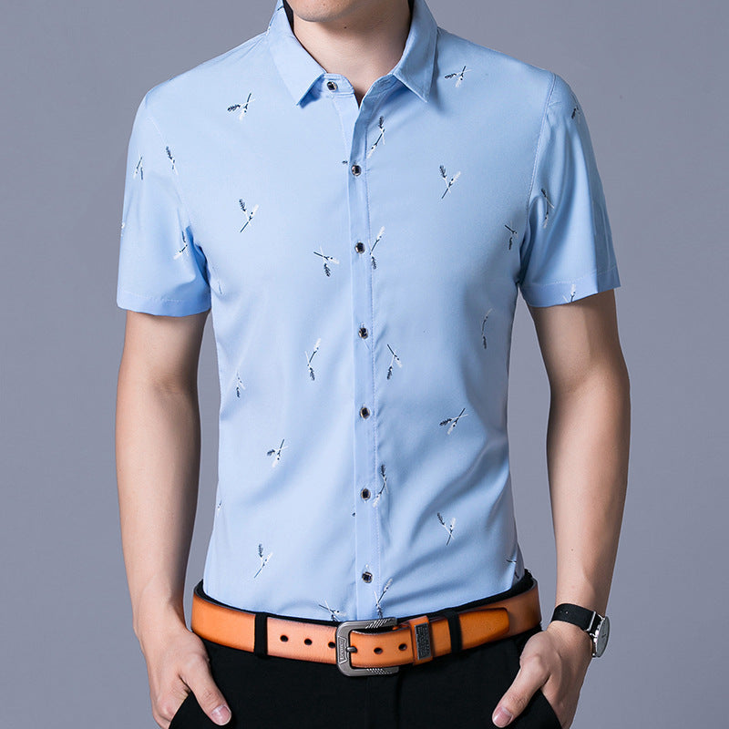 Men's Shirt Short Sleeve Business Casual