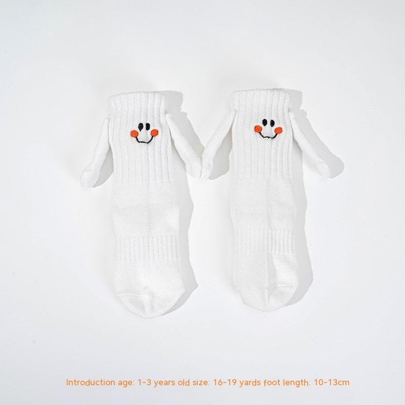 Magnetic Hand-holding Socks For Boys And Girls Tube Socks