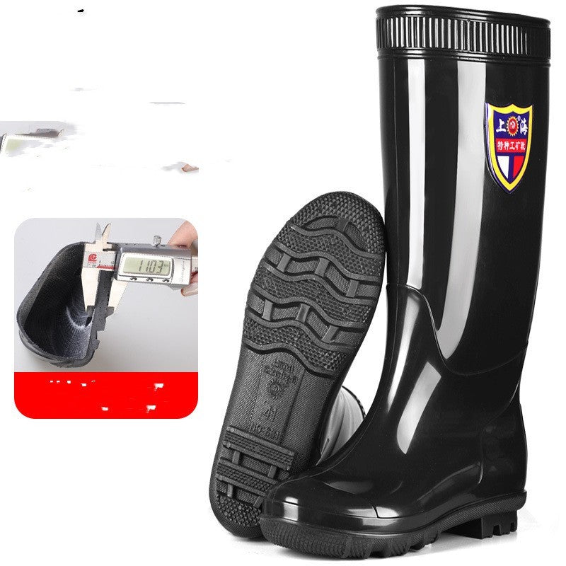 Men's Thick Labor Protection Rain Boots