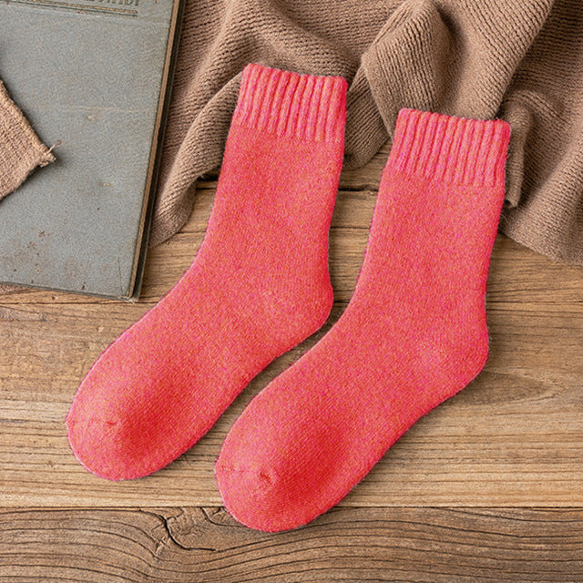 Men's And Women's Same Wool Cotton Socks