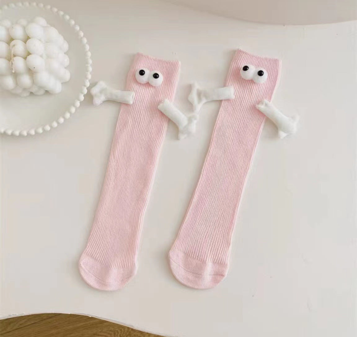 Cotton Magnetic Handle Cute Hand Socks Summer Tube Socks