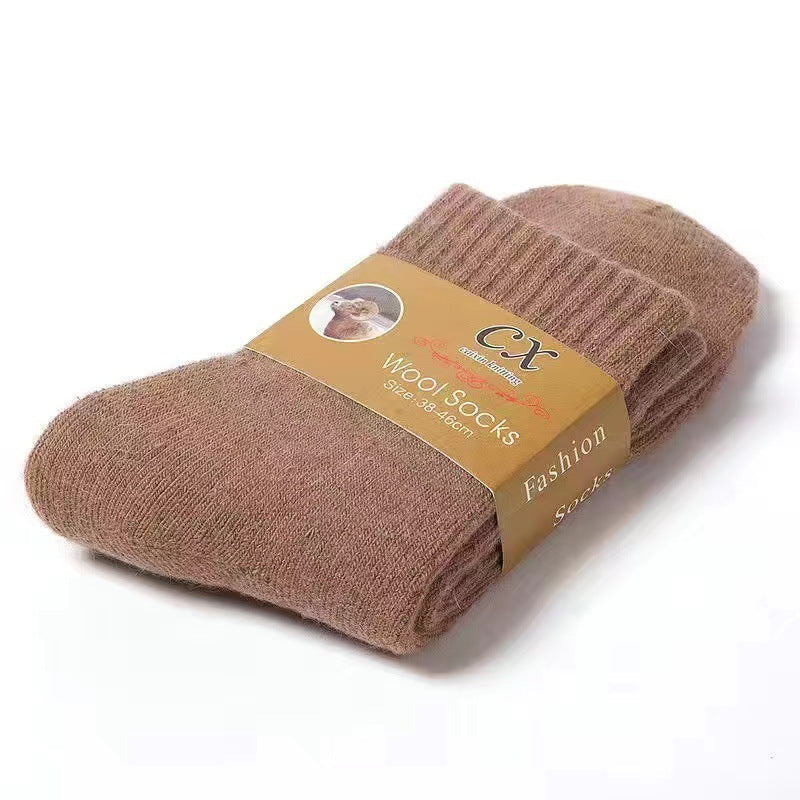 Men's And Women's Same Wool Cotton Socks