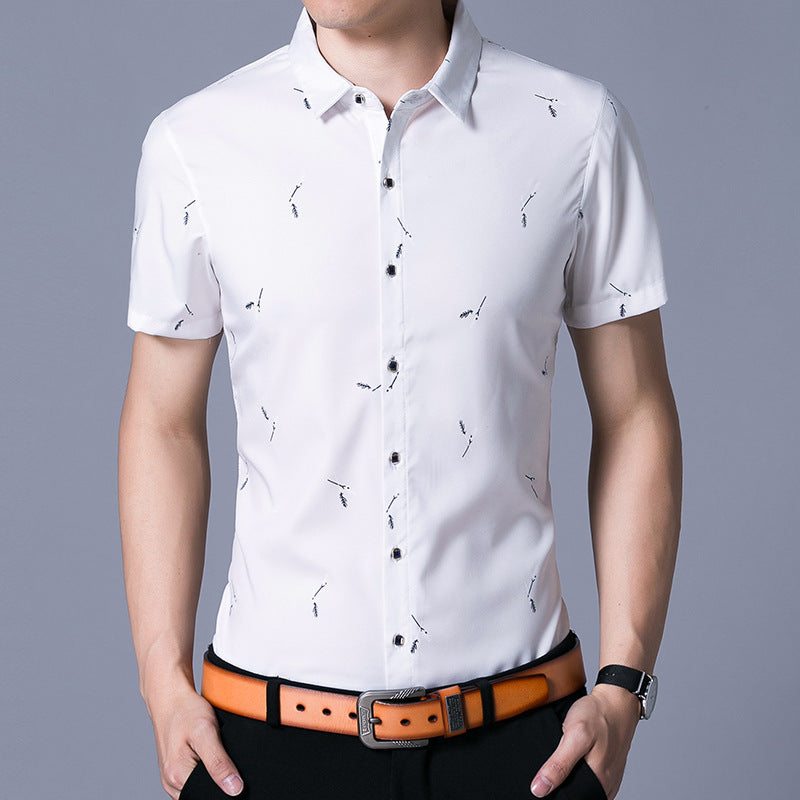 Men's Shirt Short Sleeve Business Casual