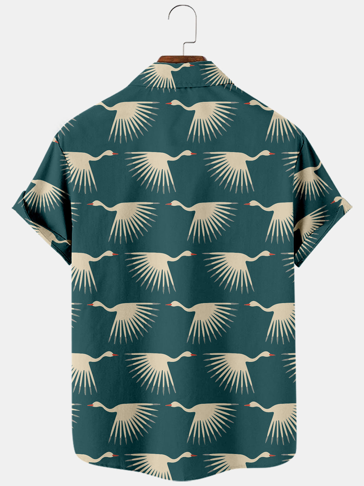 Element 3D Digital Printing Trend Loose Short-sleeved Shirt