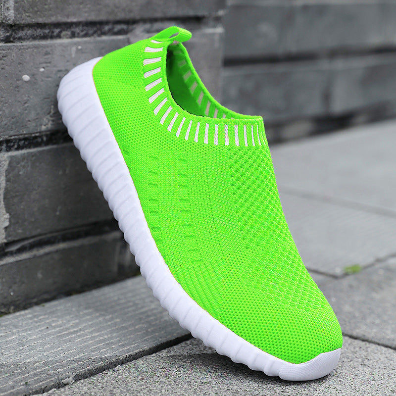 Fashion Slip On Female Walking Shoes Lightweight Flat Shoes Women