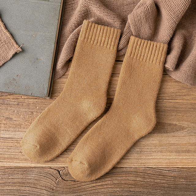 Men's And Women's Same Wool Cotton Socks