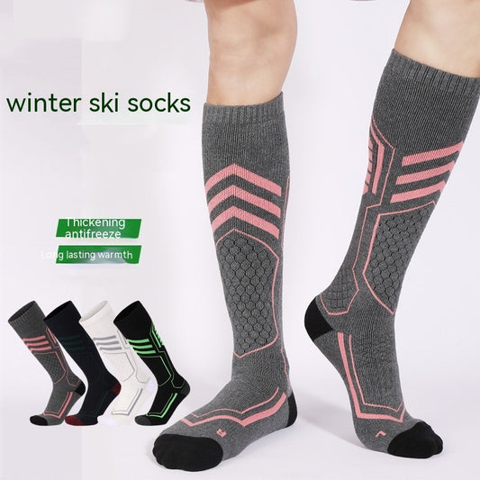 Outdoor Long Extra Thick Fluffy Loop Sports Ski Socks