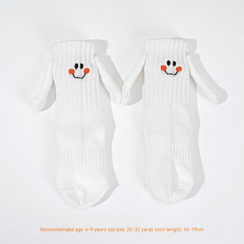 Magnetic Hand-holding Socks For Boys And Girls Tube Socks