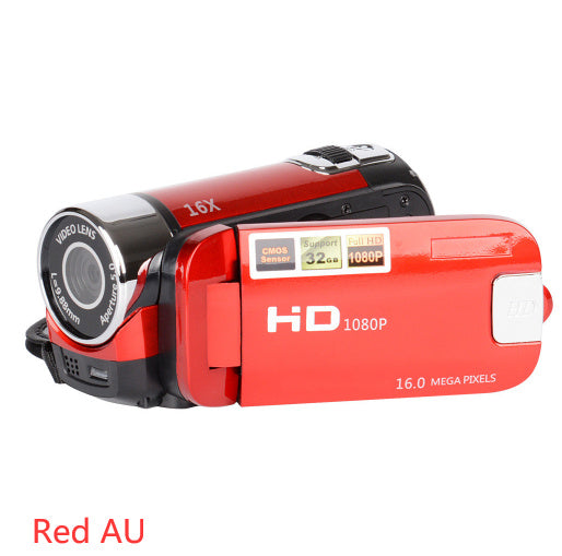 Vlog Camera 1080P Full HD 16 Million Pixel DV Camcorder Digital Video Camera Screen 16X Night Shoot Zoom Digital Zoom